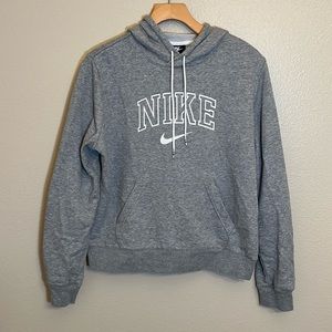 Nike Gray Hooded Sweatshirt